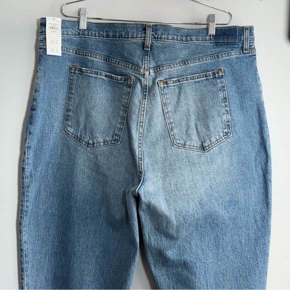 Abercrombie & Fitch The '90s Straight Ultra High Rise Curve Love Jeans 35 20 S - Picture 11 of 16